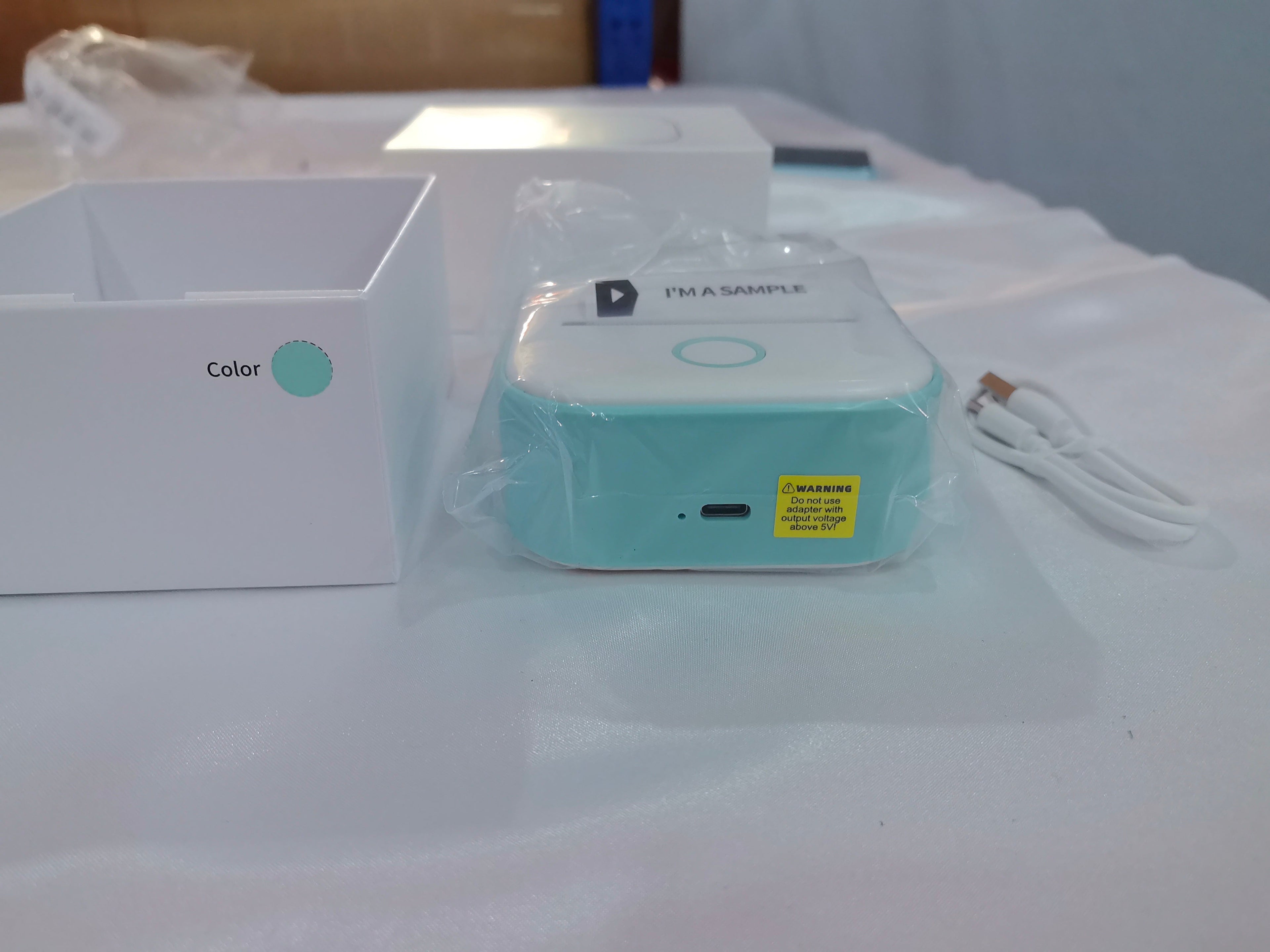 Portable Mini Thermal Label Printer Home Photo Printer Student Wrong Question Printer Bluetooth-Compatible Mini Label Printer Price Tag