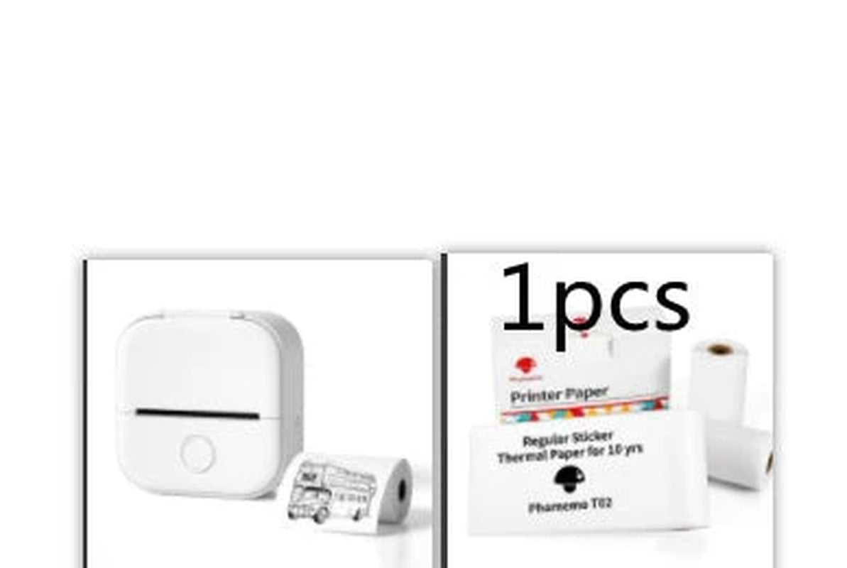 Portable Mini Thermal Label Printer Home Photo Printer Student Wrong Question Printer Bluetooth-Compatible Mini Label Printer Price Tag